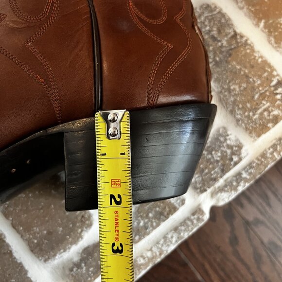 Late David Espinoza High-End Rare African Alligator Cowboy Boots 10.5D main image 3